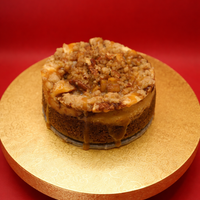 Apple crumble cheesecake